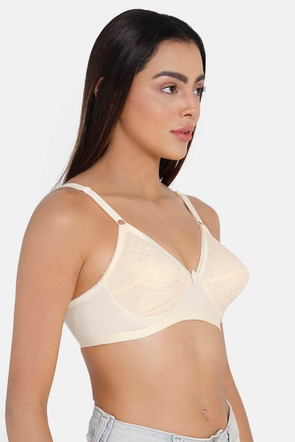 Full Coverage Non-Wired Non-Padded Saree Bra - Naturalle Hakoba Cut and Sew Type for a Comfortable Fit - Naidu Hall Family Store