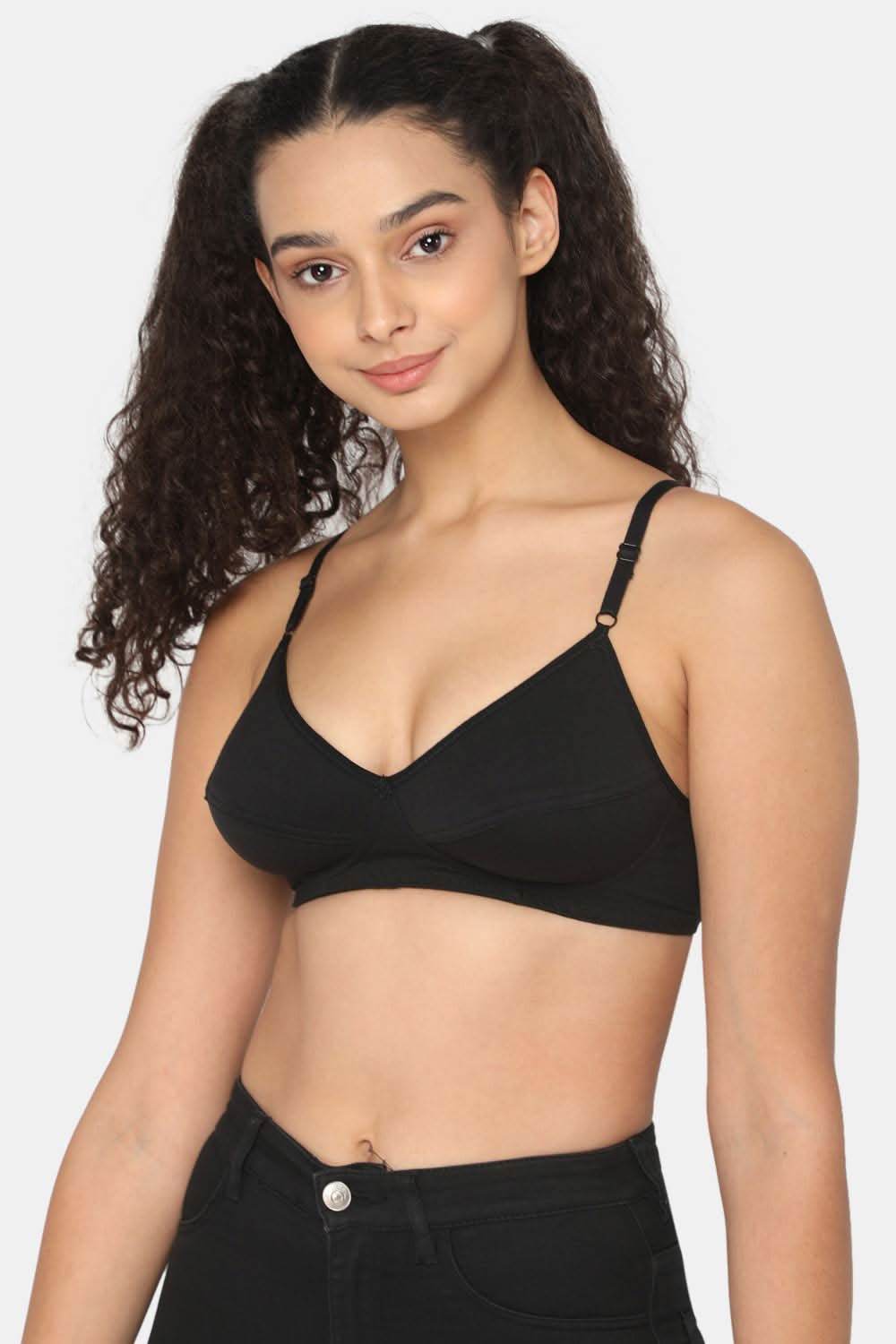 Naidu Hall Medium Coverage Non-Padded Non-Wired Everyday Saree Bra - Glori - Naidu Hall Family Store