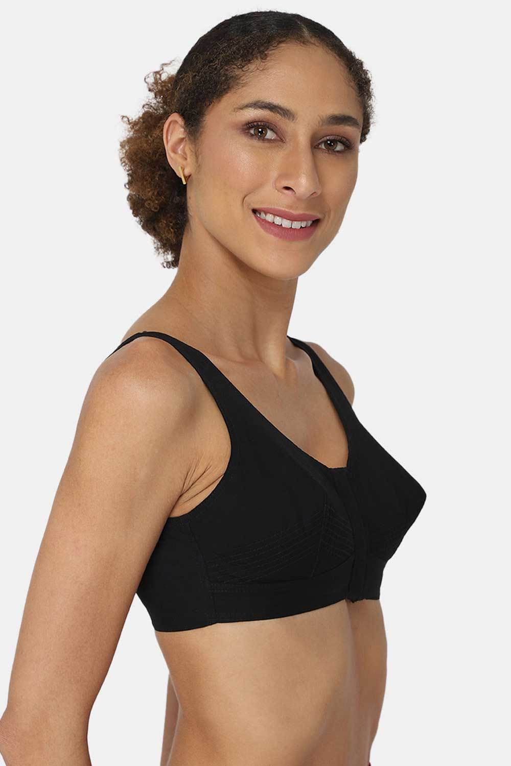 High Coverage Non-Wired Non-Padded Broad Strap Front Open Saree Bra - NHPB - Naidu Hall Family Store