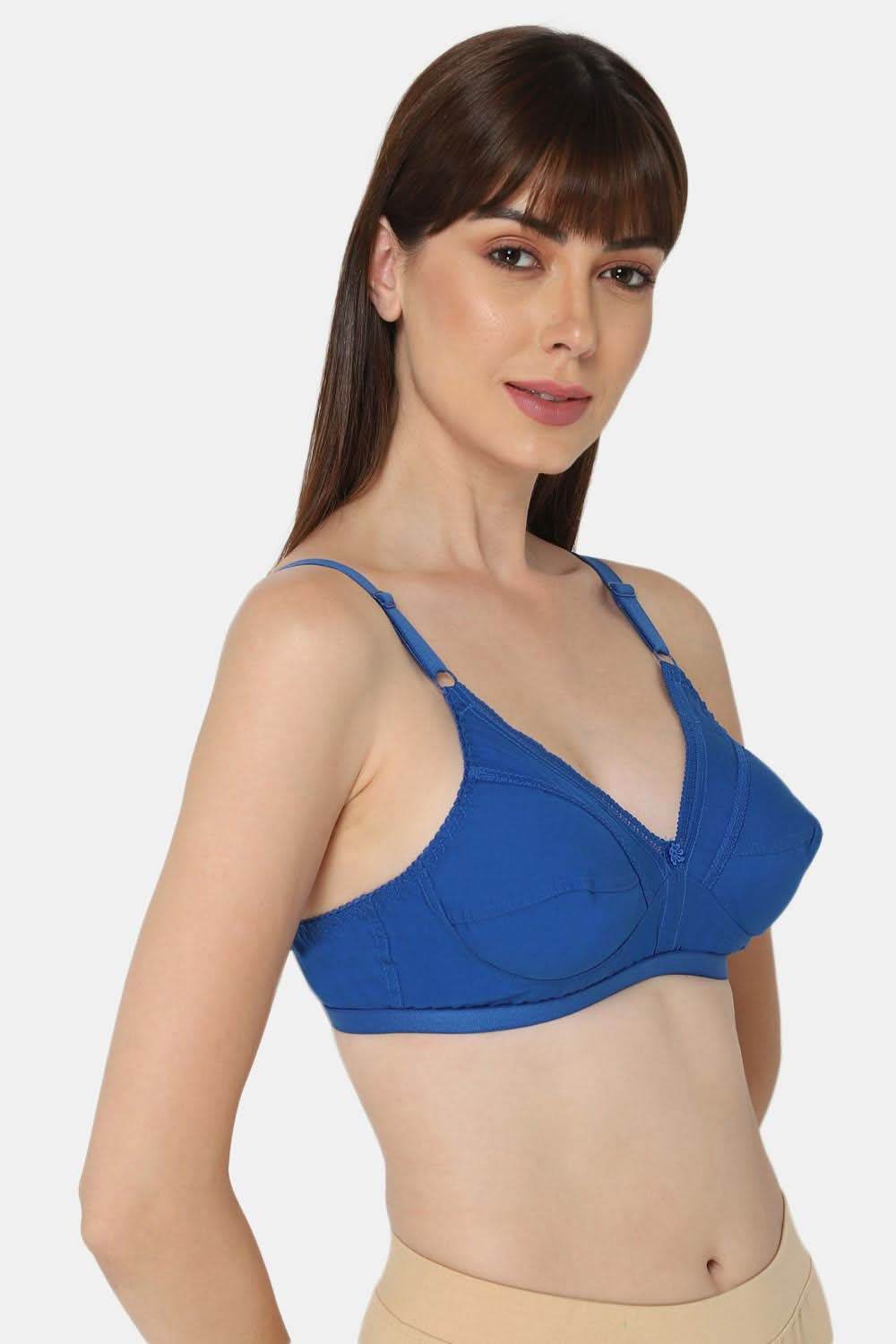 Medium Coverage Non-Padded Non-Wired Naidu Hall Saree Bra - Naturalle - Other Colors - Naidu Hall Family Store