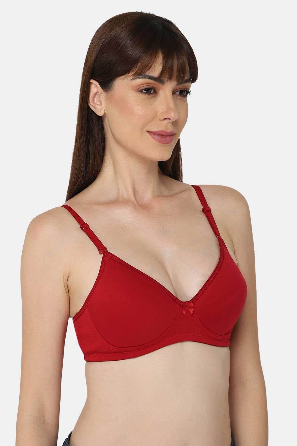 Medium Coverage Intimacy Non-Wired Padded T-Shirt Bra with Inner Seam – EC06 - Naidu Hall Family Store