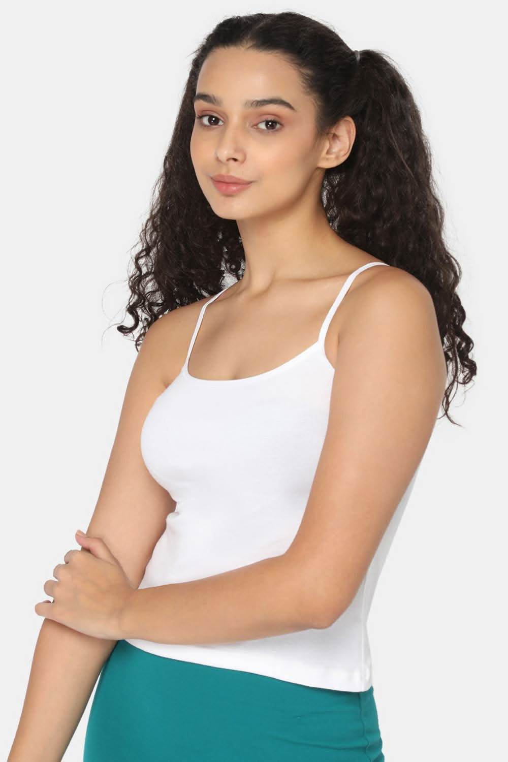 Intimacy Full Coverage Non-Padded Cotton Slip Camisole – IN02 | Wire-Free & Moisture-Wicking Design - Naidu Hall Family Store