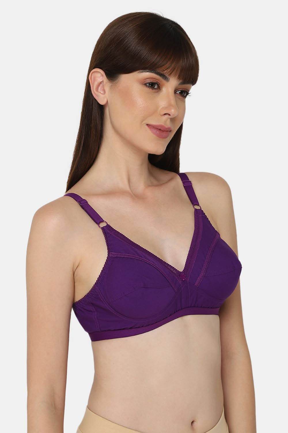 Medium Coverage Non-Padded Non-Wired Naidu Hall Saree Bra - Naturalle - Other Colors - Naidu Hall Family Store