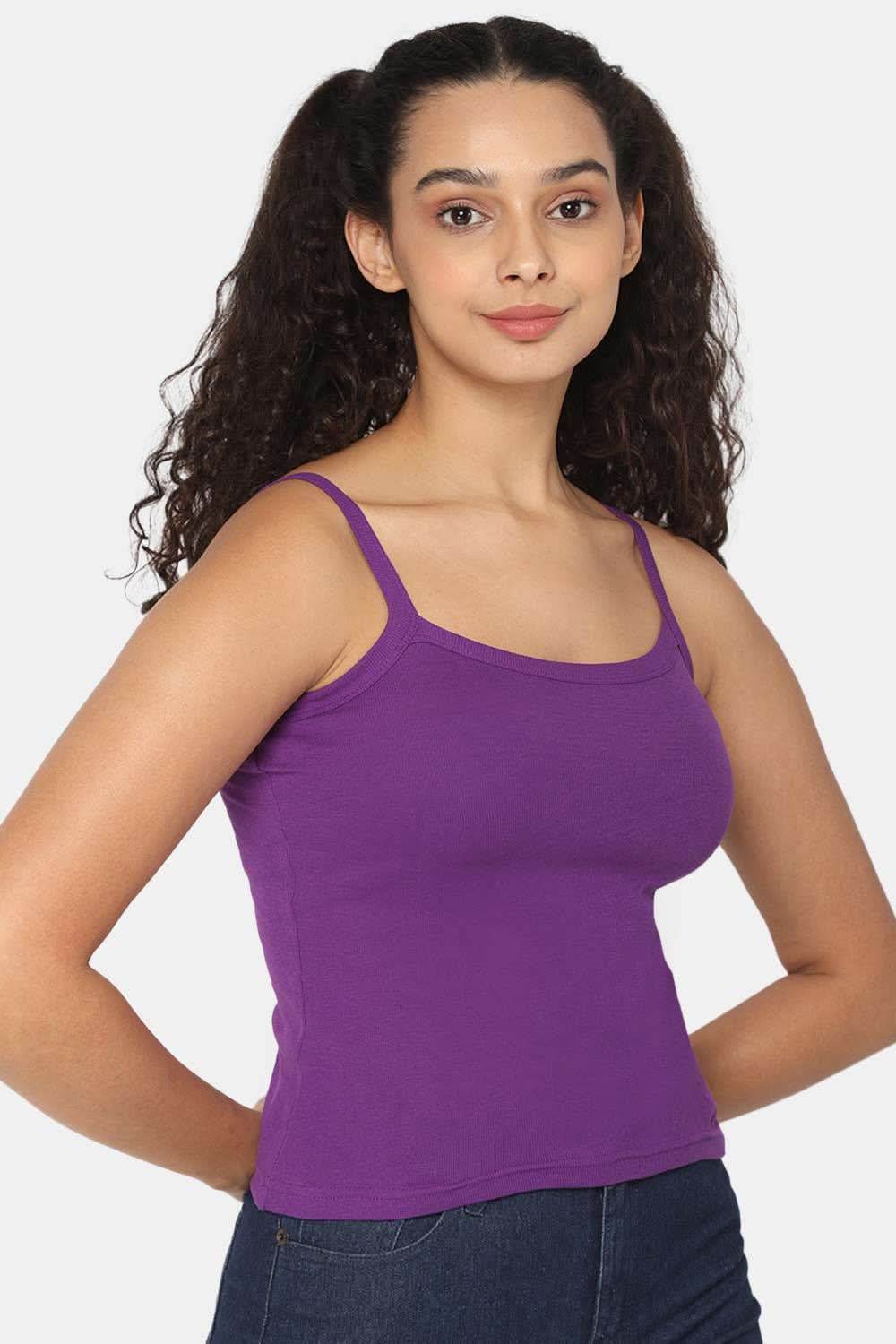 Intimacy Full Coverage 100% Cotton Slip Camisole – IN01 | Non-Padded & Seamless Comfort for Everyday Wear - Naidu Hall Family Store