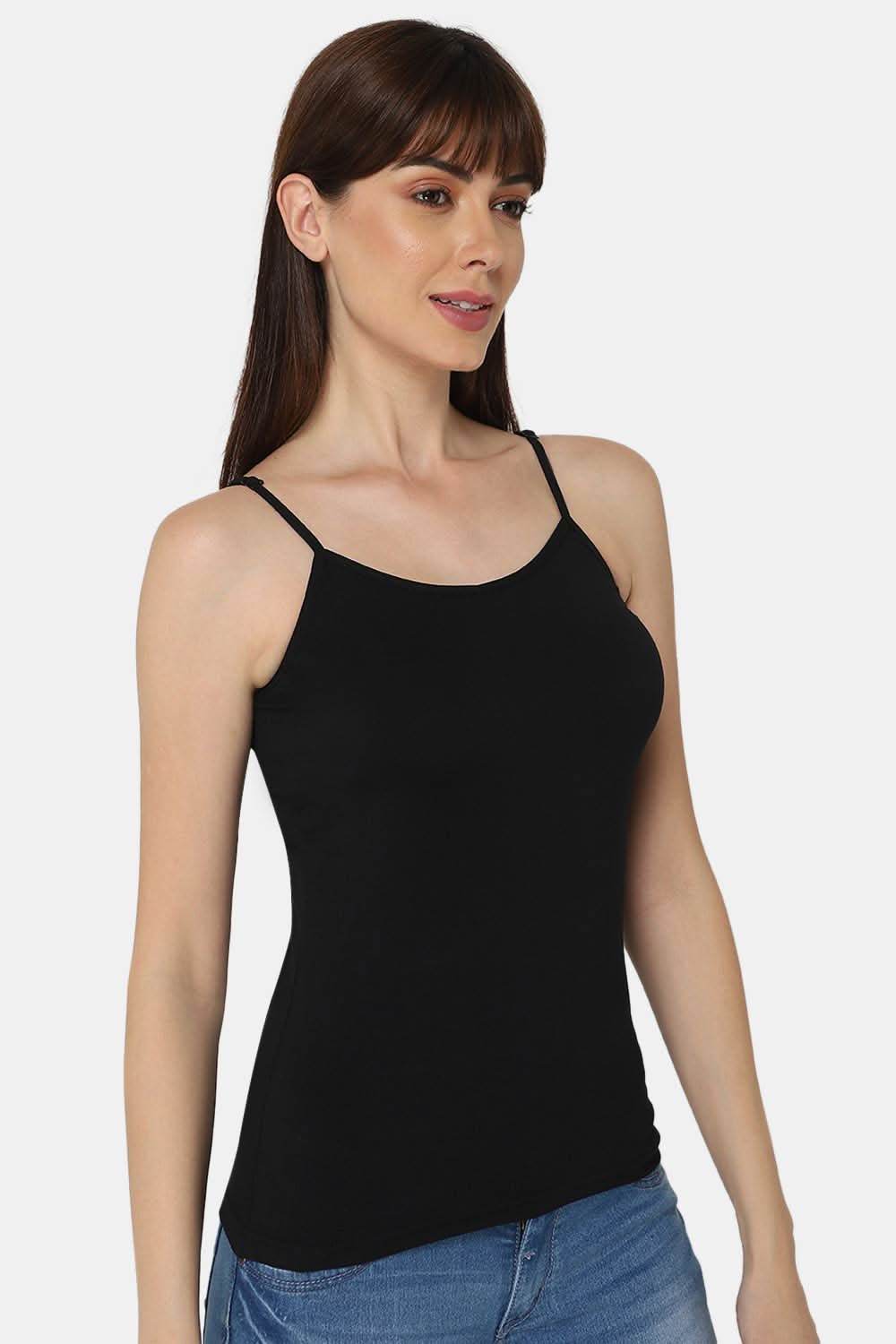 Intimacy Full Coverage Cotton Slip Camisole – CL04 | Non-Padded, Non-Wired & Seamless - Naidu Hall Family Store