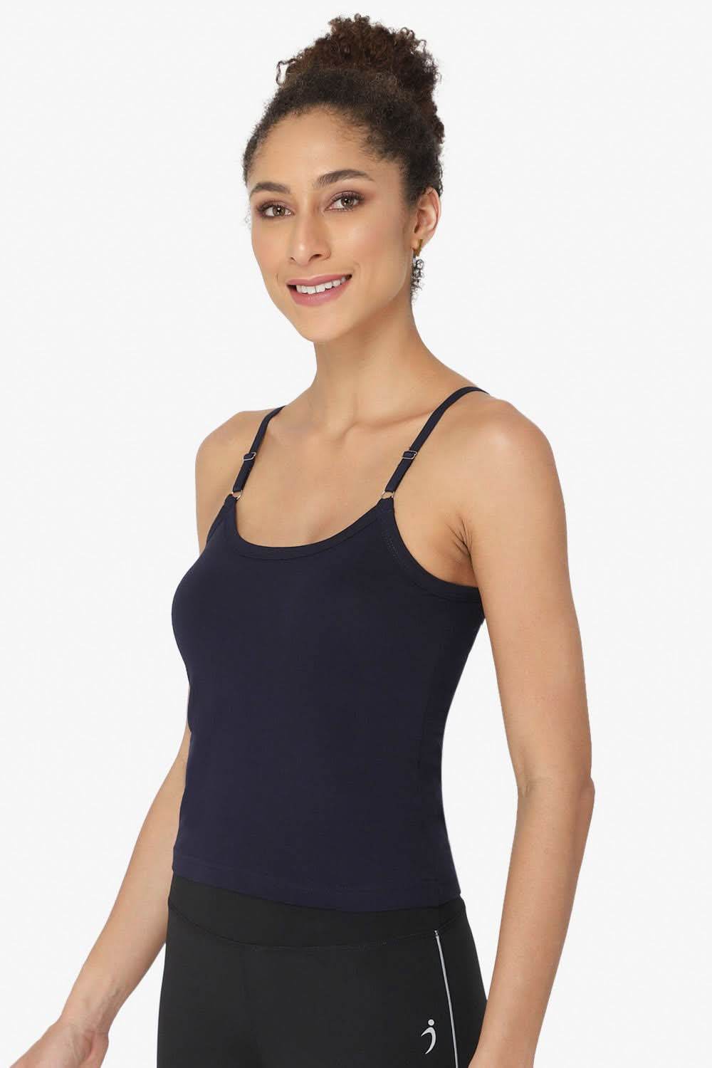 Intimacy Cotton Slip Camisole – IN05 | Wire-Free, Seamless & Adjustable - Naidu Hall Family Store