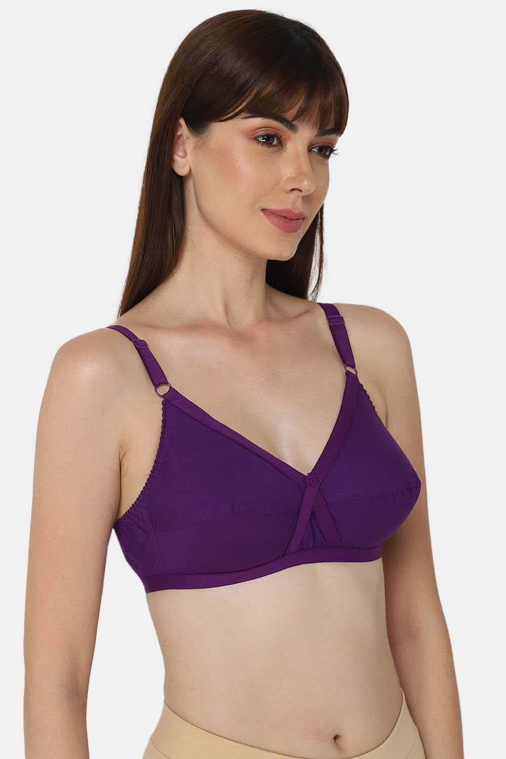 Full Coverage Non-Padded Heritage Collection Everyday Saree Bra - Cross - Dark Shades - Naidu Hall Family Store