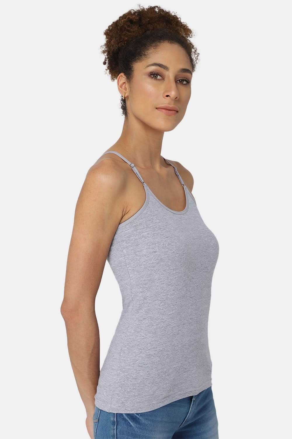 Intimacy Full Coverage Cotton Slip Camisole – IN08 | Non-Padded & Wire-Free Comfort Design - Naidu Hall Family Store