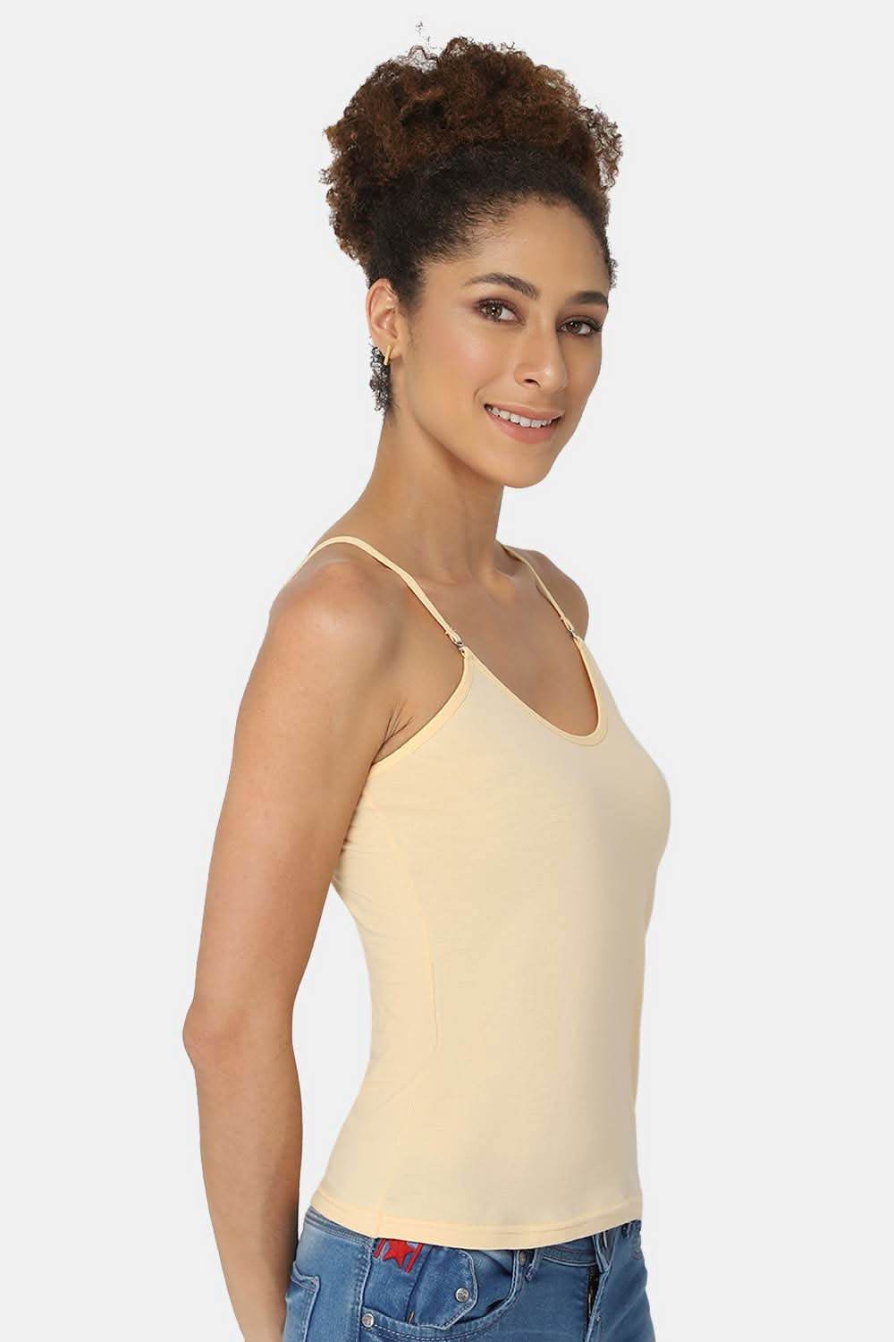 Intimacy Full Coverage Cotton Slip Camisole – IN15 | Non-Wired, Non-Padded & Ultra-Comfortable - Naidu Hall Family Store