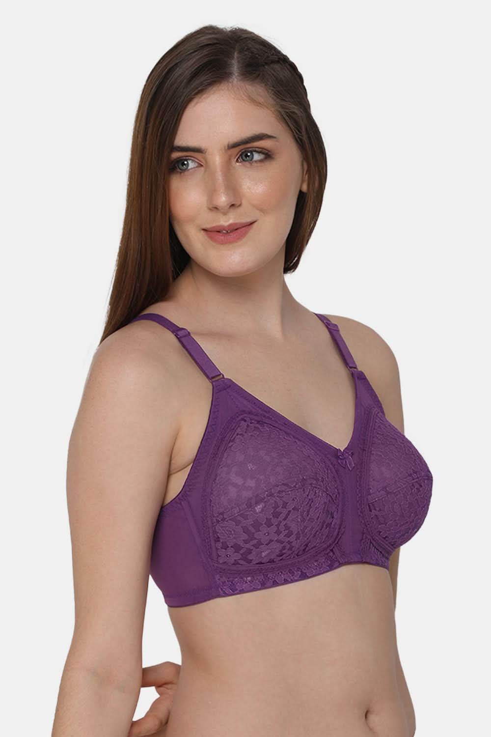 Full Coverage Non-Wired Non-Padded Intimacy Ethnic Bridal Bra - LL06 - Naidu Hall Family Store