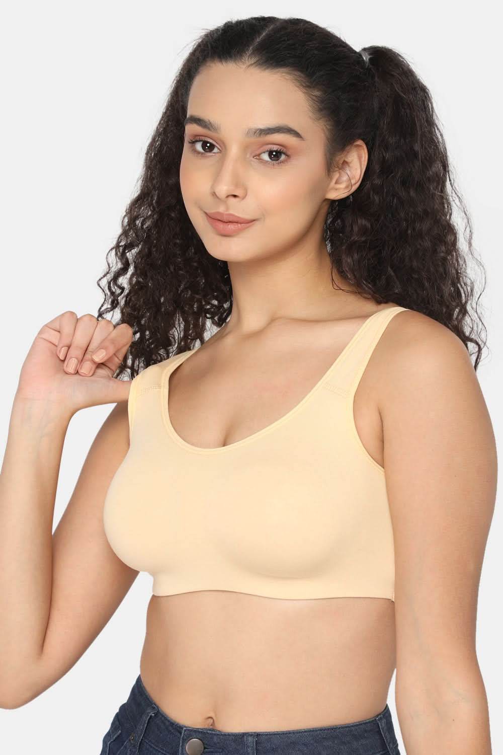 Medium Coverage Non-Wired Non-Padded Intimacy Active Sports Bra - CA12 - Lounge Bra - Naidu Hall Family Store