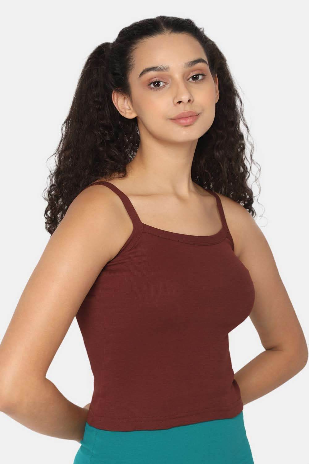Intimacy Full Coverage 100% Cotton Slip Camisole – IN01 | Non-Padded & Seamless Comfort for Everyday Wear - Naidu Hall Family Store