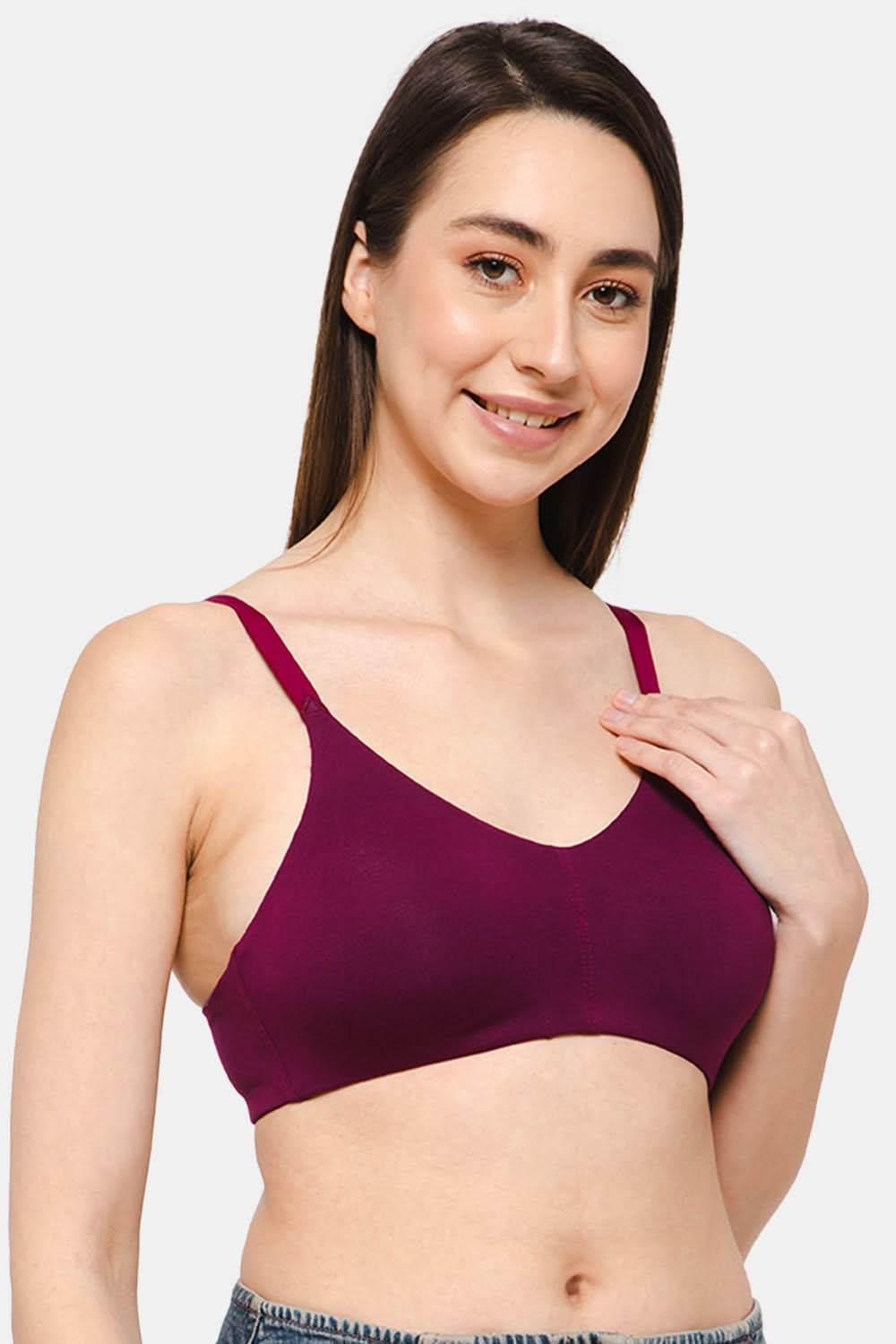 High Coverage Non-Wired Non-Padded Intimacy T-Shirt Bra - DEF S - Naidu Hall Family Store