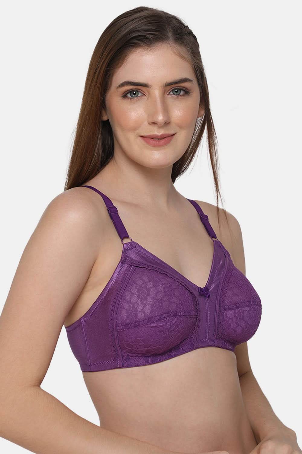 Full Coverage Non-Wired Non-Padded Intimacy Ethnic Bridal Bra - LL05 - Naidu Hall Family Store