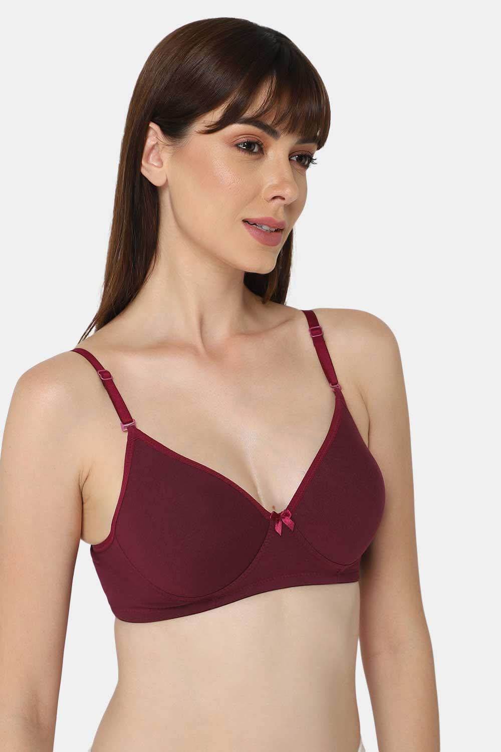 Medium Coverage Non-Wired Thin & Adjustable Intimacy T-Shirt Padded Bra - UC09 - Naidu Hall Family Store