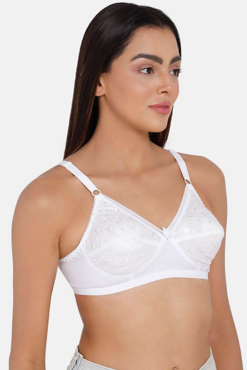 Full Coverage Non-Wired Non-Padded Saree Bra - Naturalle Hakoba Cut and Sew Type for a Comfortable Fit - Naidu Hall Family Store