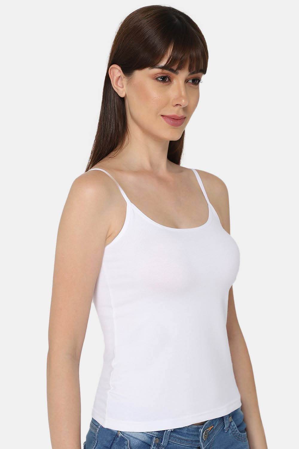 Intimacy Stretch Cotton Slip Camisole – CL01 | Non-Padded & Skin-Friendly - Naidu Hall Family Store