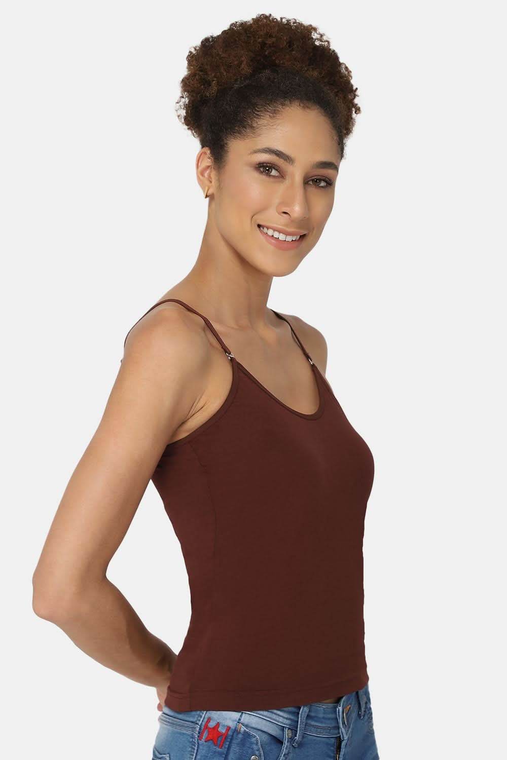 Intimacy Full Coverage Cotton Slip Camisole – IN15 | Non-Wired, Non-Padded & Ultra-Comfortable - Naidu Hall Family Store