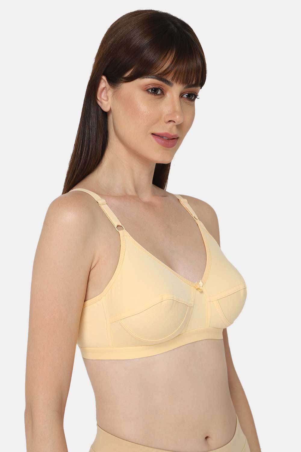 High Coverage Non-Wired Non-Padded Wide & Adjustable Strap Intimacy Saree Bra - INT01 - Prime Shade - Naidu Hall Family Store
