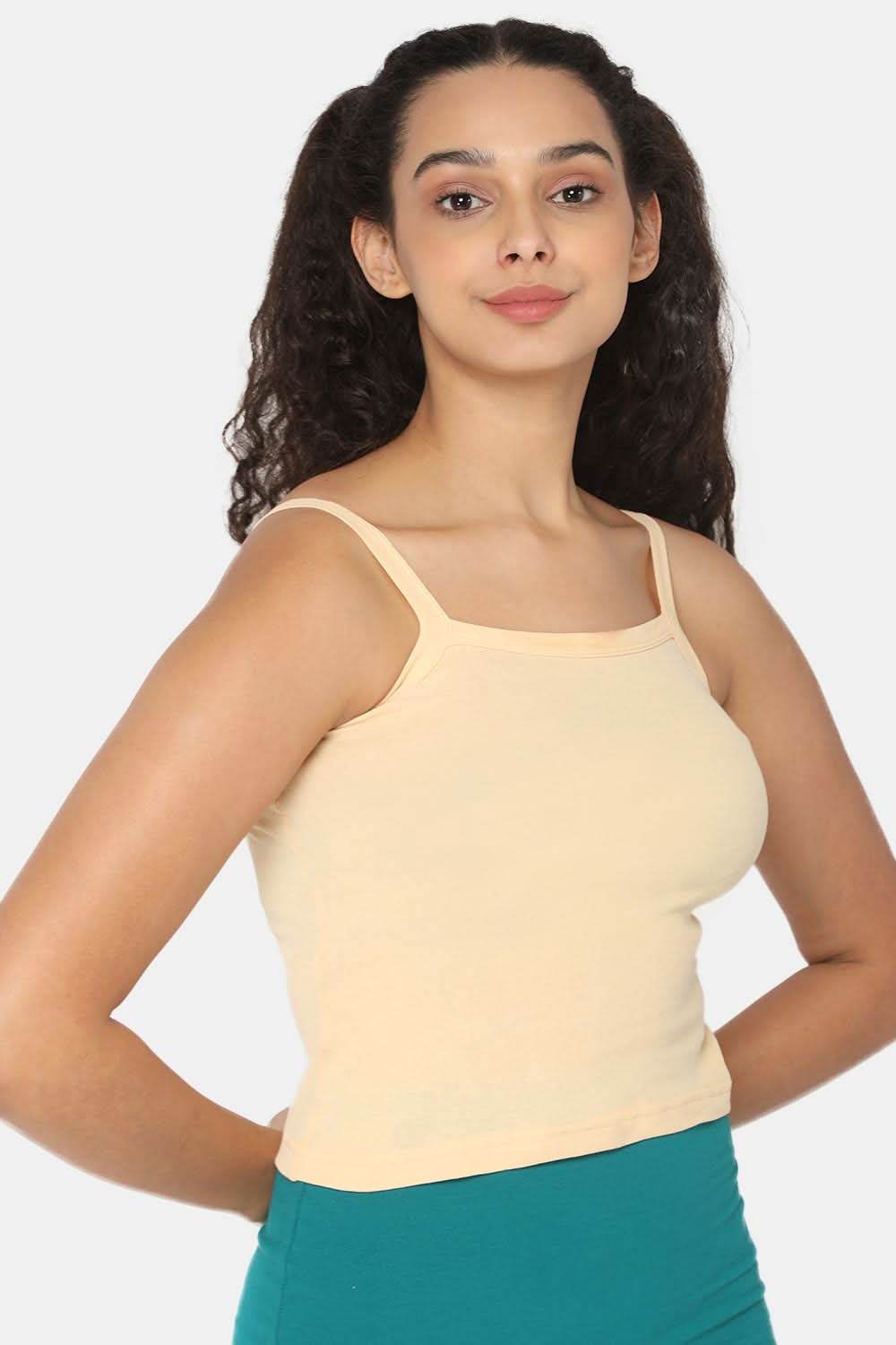 Intimacy Full Coverage 100% Cotton Slip Camisole – IN01 | Non-Padded & Seamless Comfort for Everyday Wear - Naidu Hall Family Store