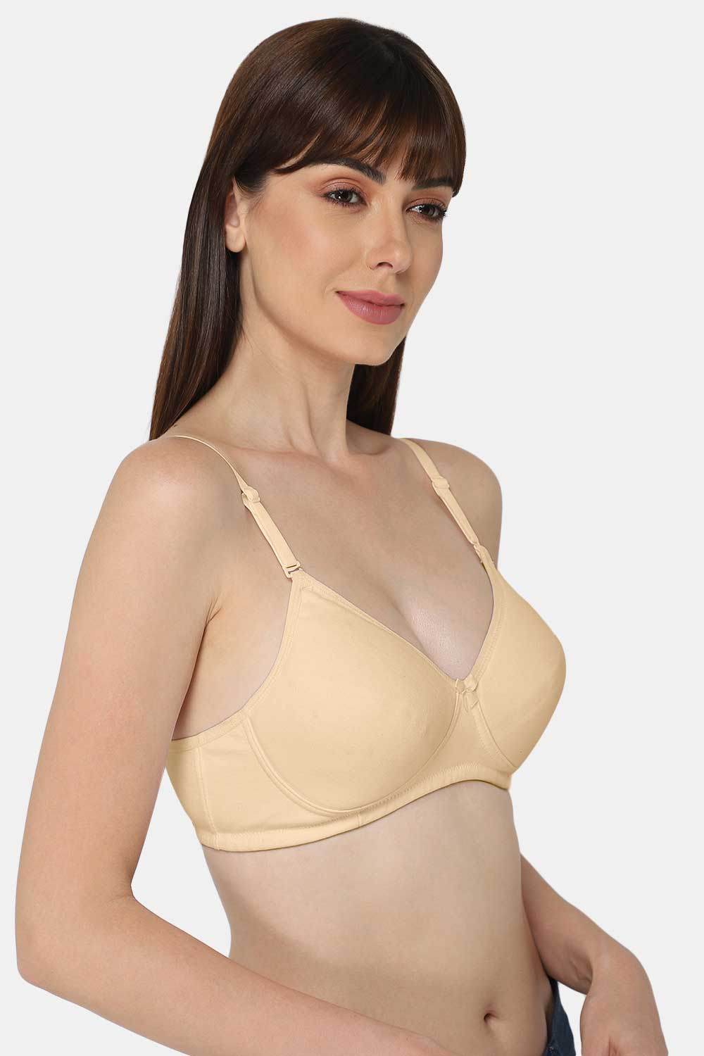 Medium Coverage Intimacy Non-Wired Padded T-Shirt Bra with Inner Seam – EC06 - Naidu Hall Family Store