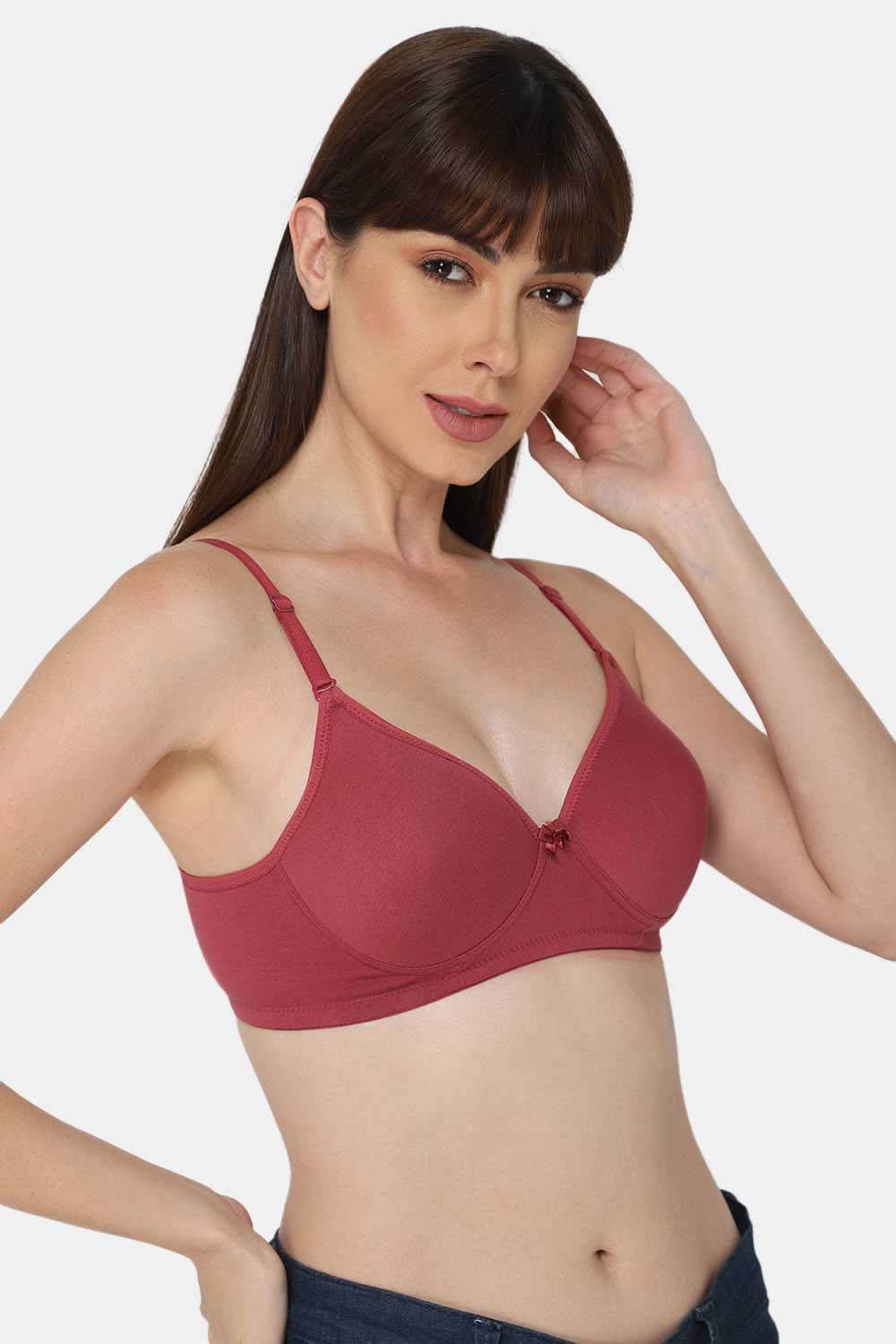 Medium Coverage Non-Wired Thin & Adjustable Intimacy T-Shirt Padded Bra - UC09 - Naidu Hall Family Store