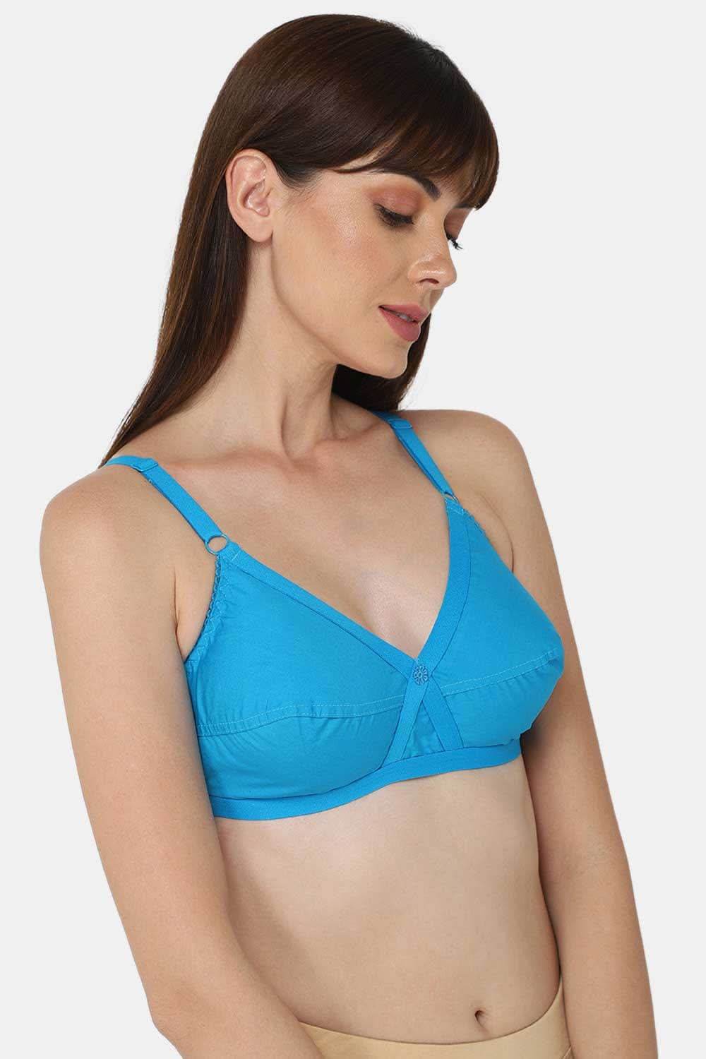 Full Coverage Non-Padded Heritage Collection Everyday Saree Bra - Cross - Dark Shades - Naidu Hall Family Store