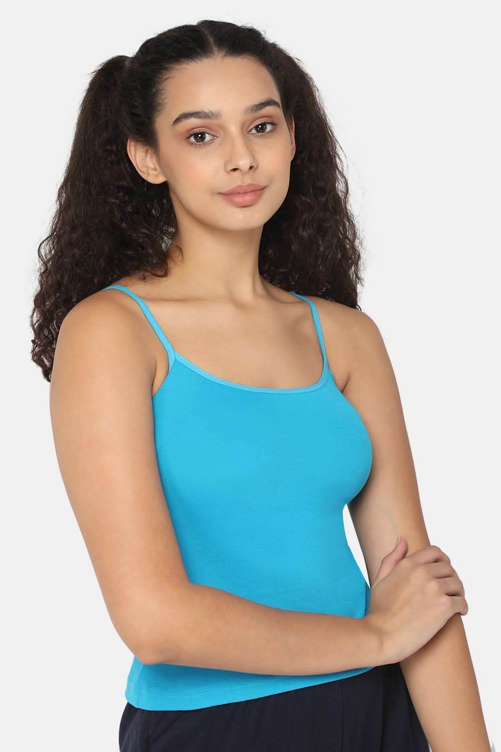 Intimacy Full Coverage Non-Padded Cotton Slip Camisole – IN02 | Wire-Free & Moisture-Wicking Design - Naidu Hall Family Store