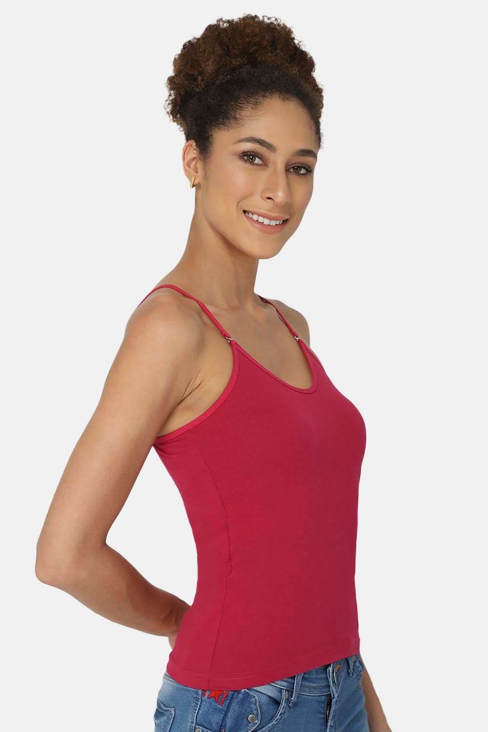 Intimacy Full Coverage Cotton Slip Camisole – IN15 | Non-Wired, Non-Padded & Ultra-Comfortable - Naidu Hall Family Store