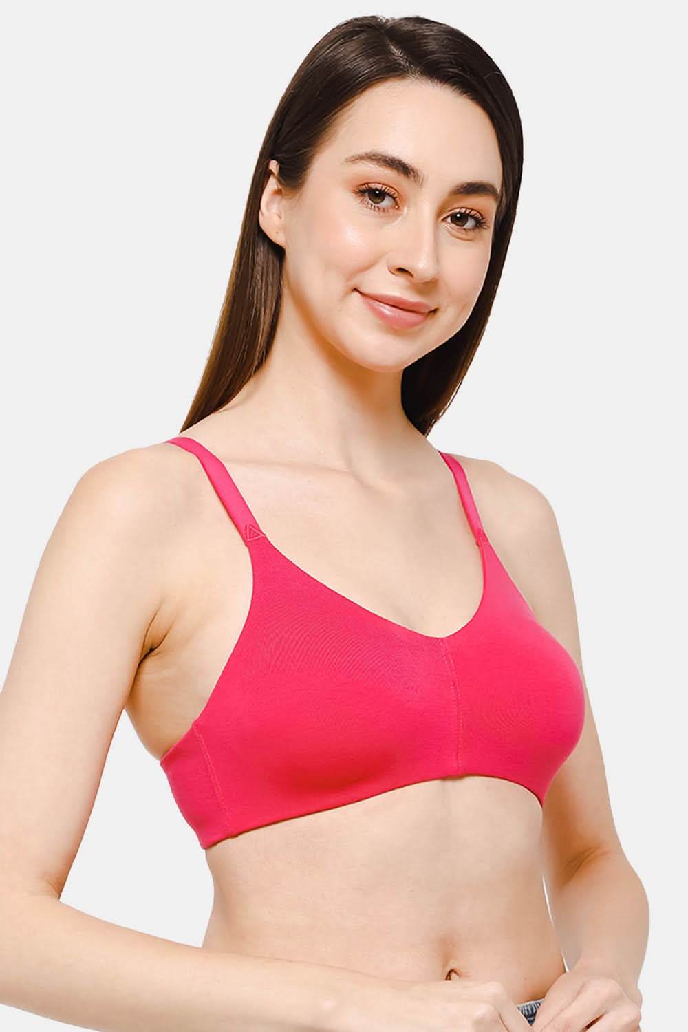 High Coverage Non-Wired Non-Padded Intimacy T-Shirt Bra - DEF S - Naidu Hall Family Store