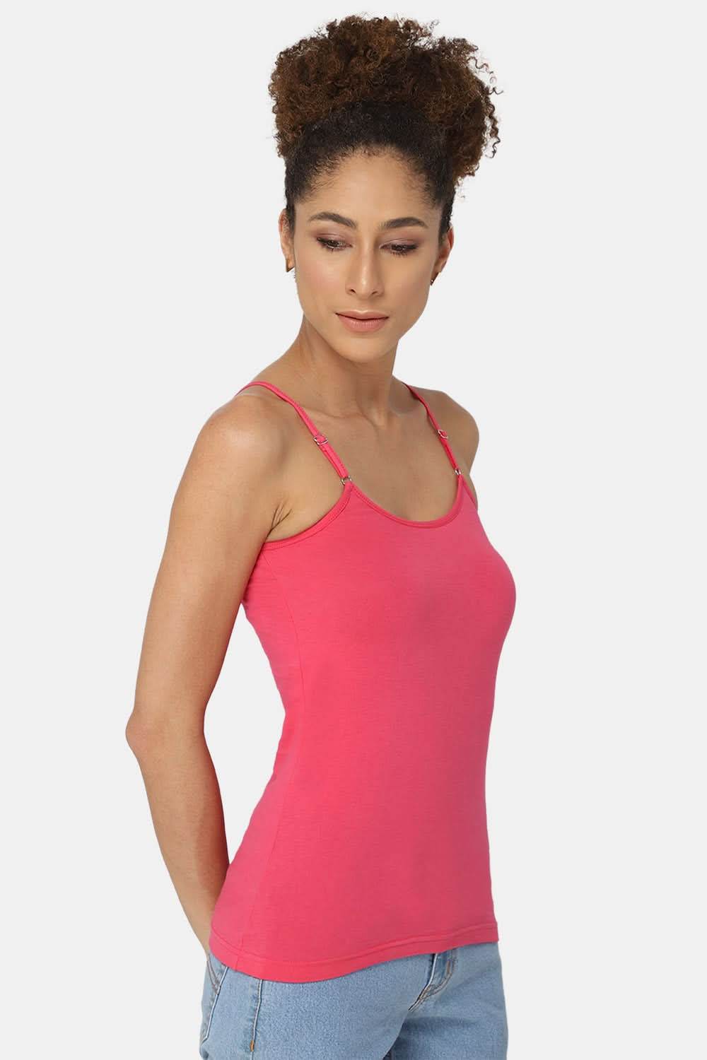 Intimacy Full Coverage Cotton Slip Camisole – IN08 | Non-Padded & Wire-Free Comfort Design - Naidu Hall Family Store