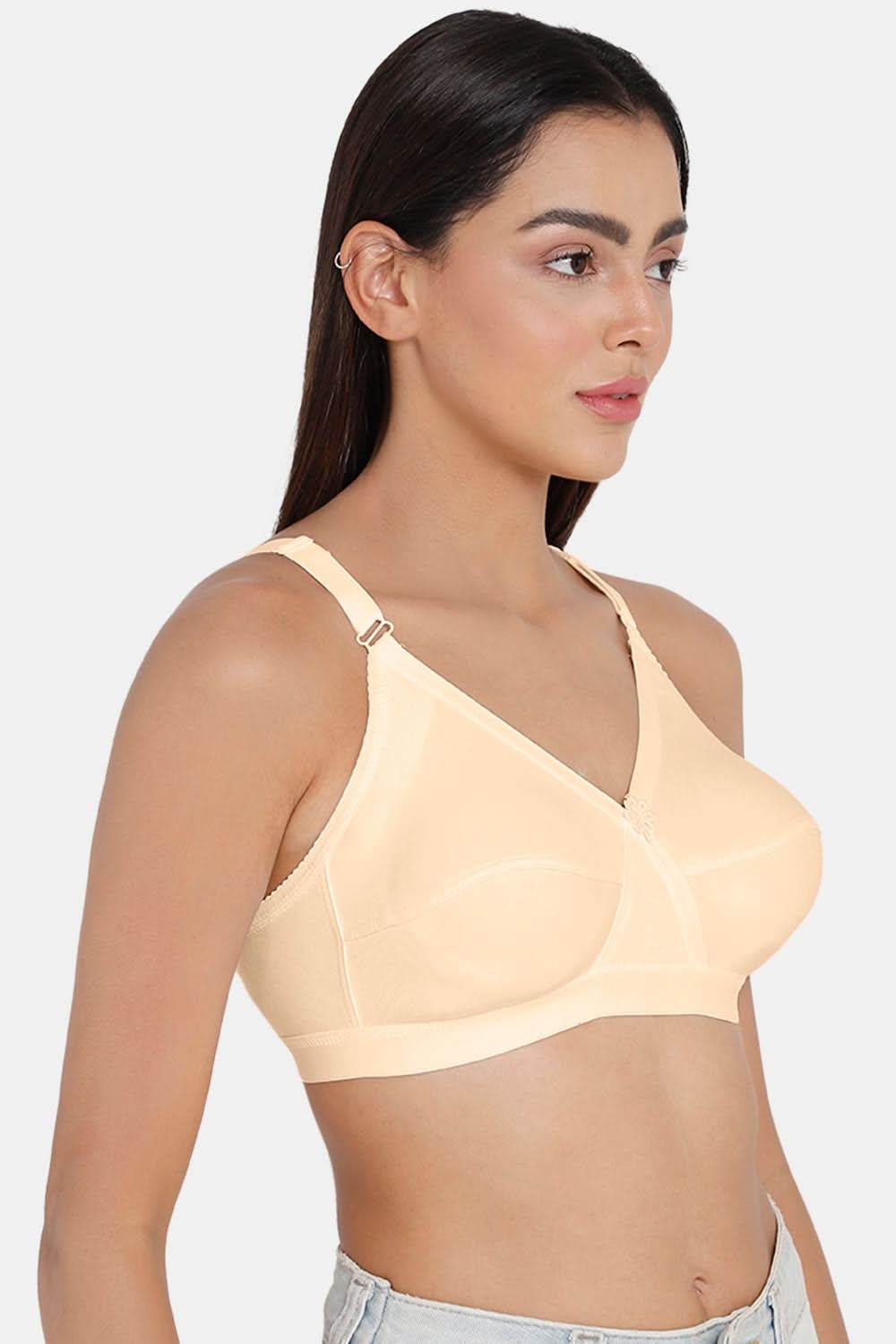 Full Coverage Non-Wired Non-Padded Intimacy Kriss-Kross Everyday Bra - Prime Shades - Naidu Hall Family Store