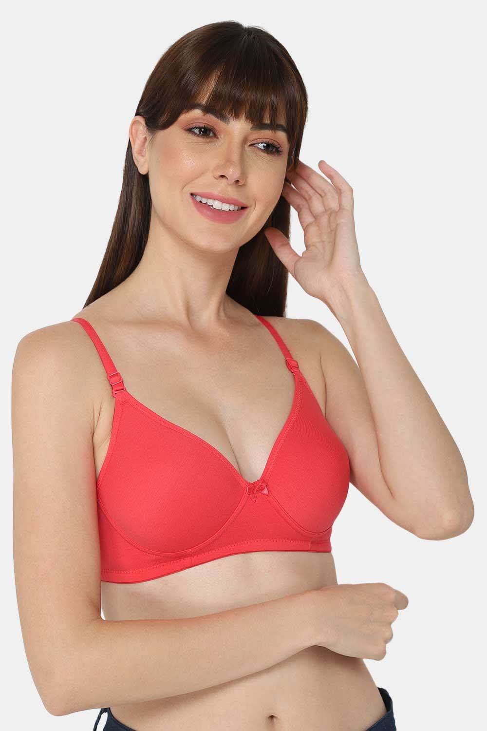 Medium Coverage Non-Wired Thin & Adjustable Intimacy T-Shirt Padded Bra - UC09 - Naidu Hall Family Store