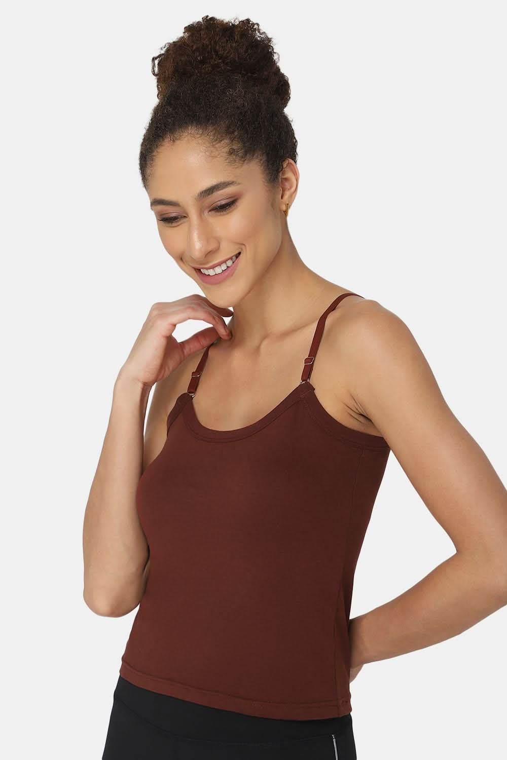 Intimacy Cotton Slip Camisole – IN05 | Wire-Free, Seamless & Adjustable - Naidu Hall Family Store