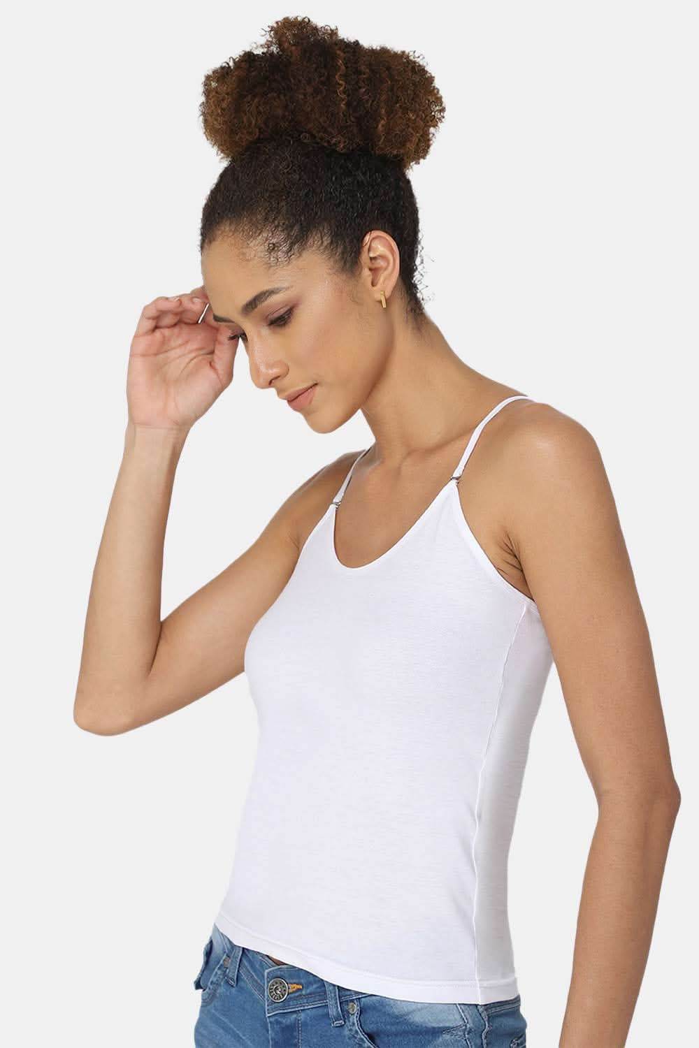 Intimacy Full Coverage Cotton Slip Camisole – IN15 | Non-Wired, Non-Padded & Ultra-Comfortable - Naidu Hall Family Store