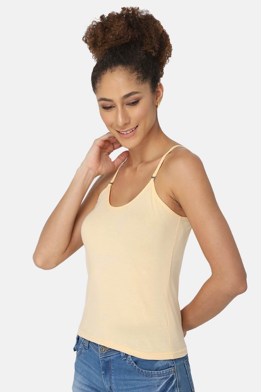 Intimacy Full Coverage Cotton Slip Camisole – IN15 | Non-Wired, Non-Padded & Ultra-Comfortable - Naidu Hall Family Store