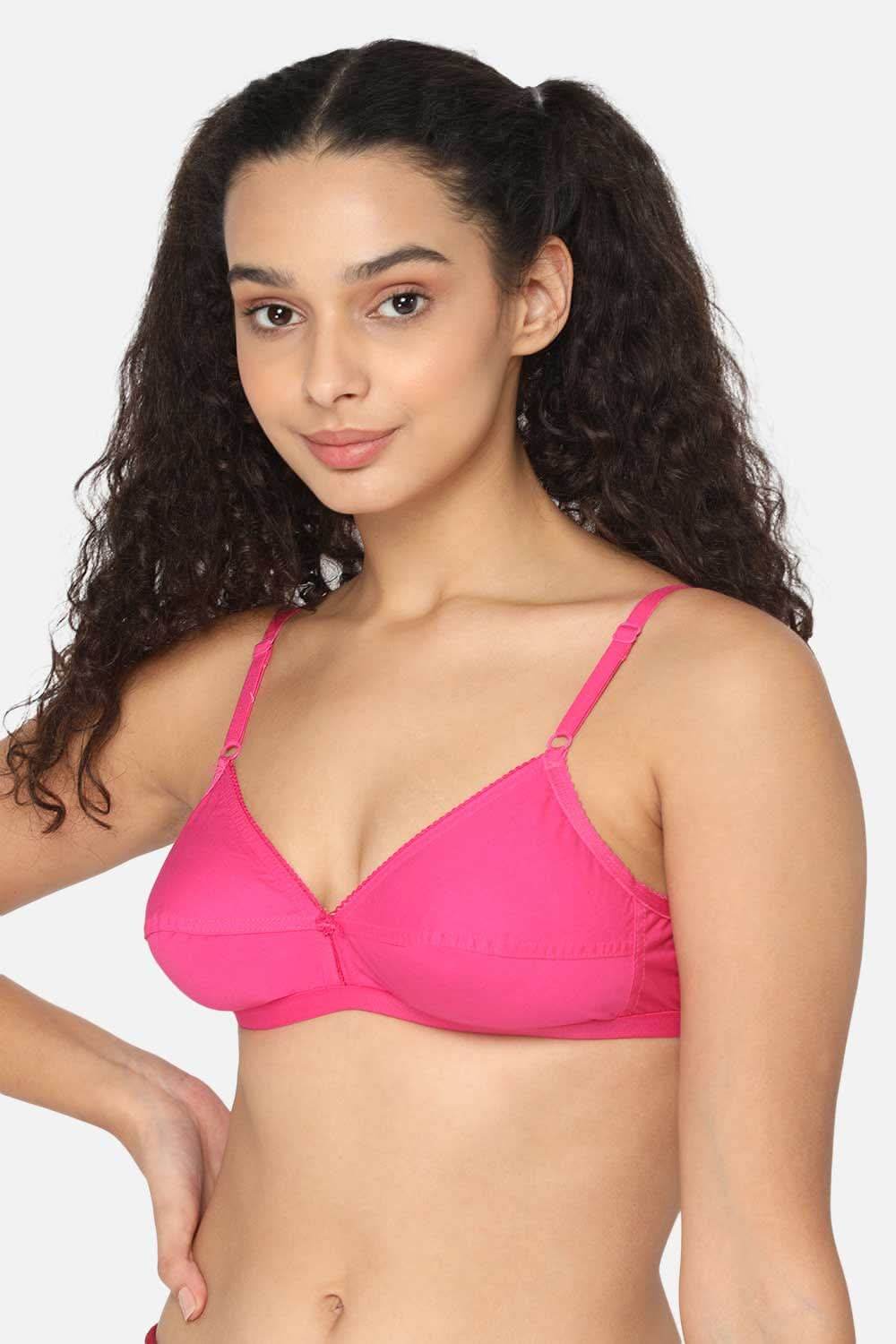 Naidu Hall Cotton Saree Bra with Decorative Neckline and Sweat-Absorbent Technology - Naidu Hall Family Store