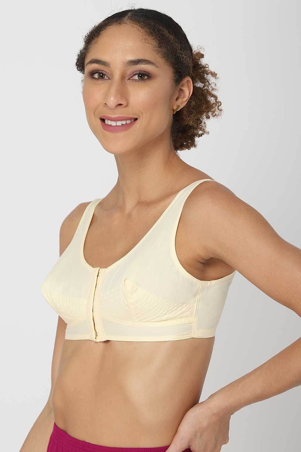 High Coverage Non-Wired Non-Padded Broad Strap Front Open Saree Bra - NHPB - Naidu Hall Family Store