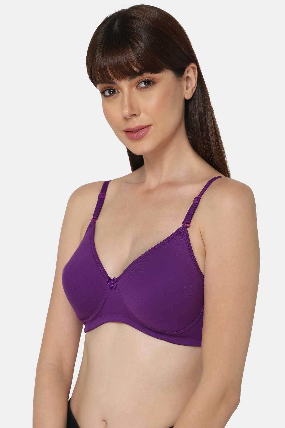 Medium Coverage Intimacy Non-Wired Padded T-Shirt Bra with Inner Seam – EC06 - Naidu Hall Family Store