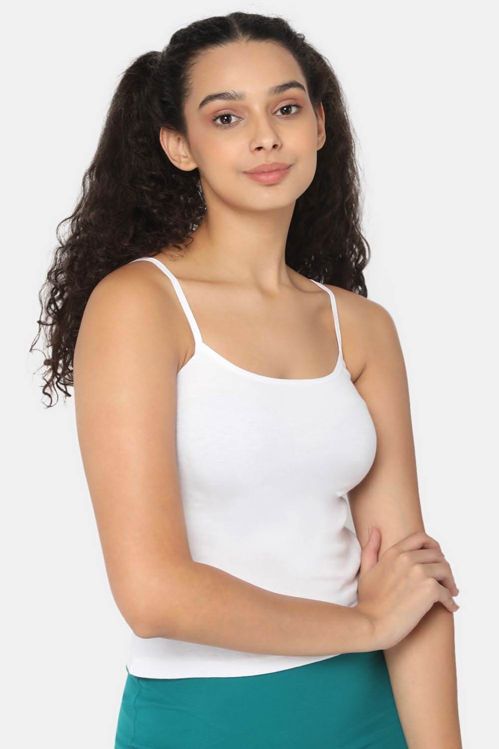 Intimacy Full Coverage Non-Padded Cotton Slip Camisole – IN02 | Wire-Free & Moisture-Wicking Design - Naidu Hall Family Store