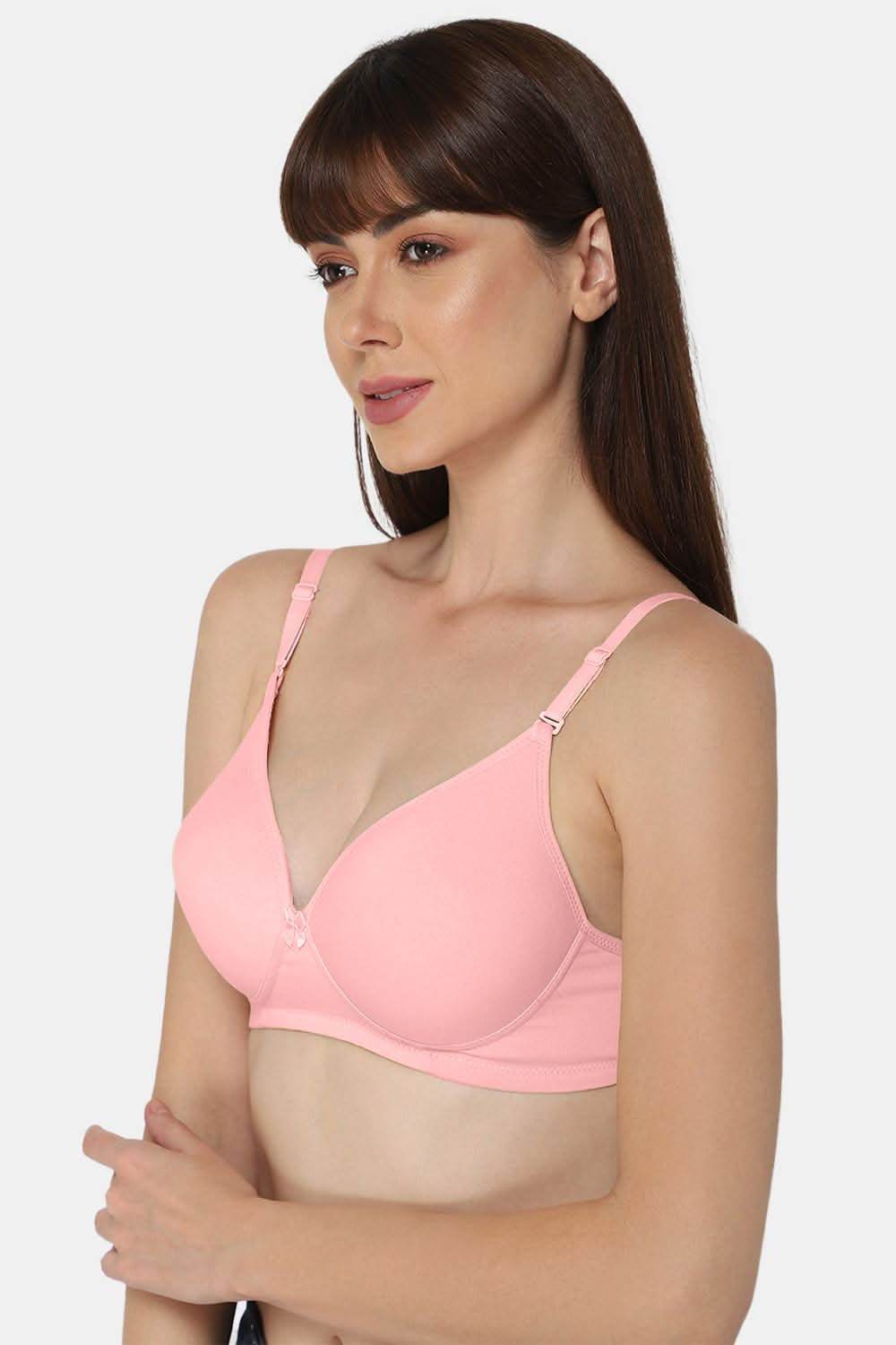 Medium Coverage Non-Wired Thin & Adjustable Intimacy T-Shirt Padded Bra - UC09 - Naidu Hall Family Store