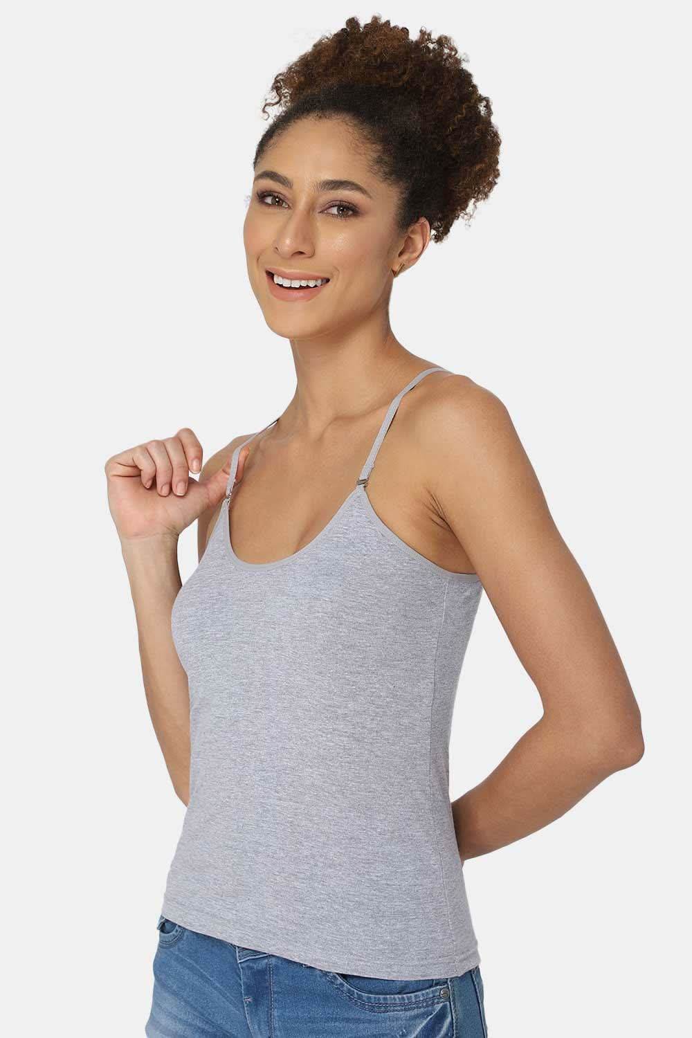 Intimacy Full Coverage Cotton Slip Camisole – IN15 | Non-Wired, Non-Padded & Ultra-Comfortable - Naidu Hall Family Store
