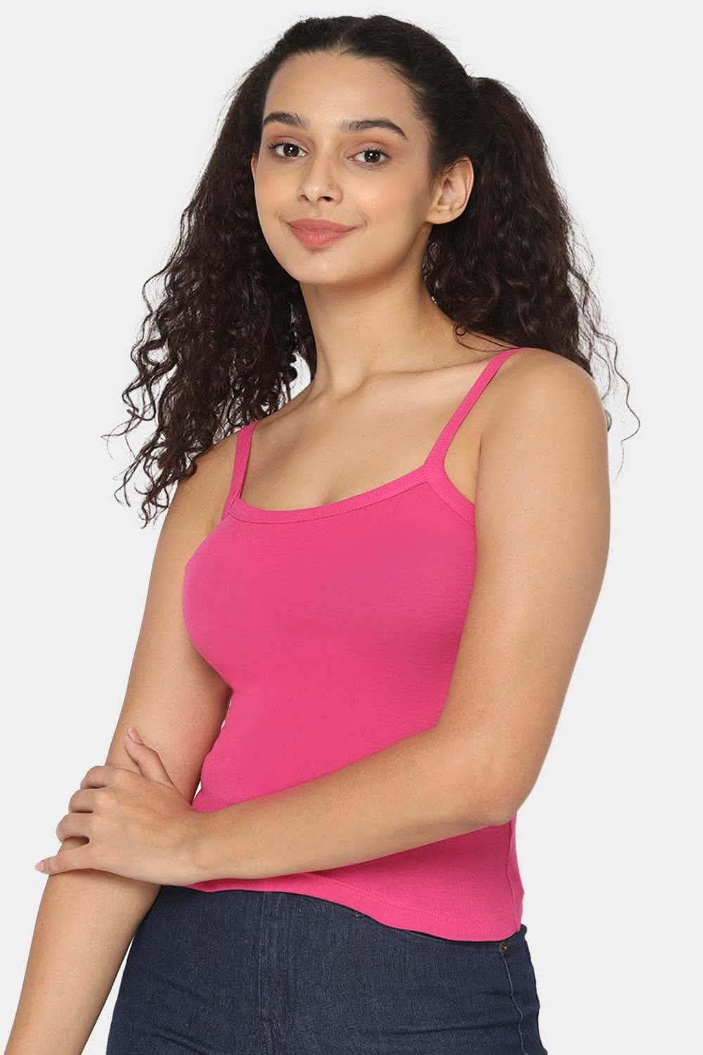 Intimacy Full Coverage 100% Cotton Slip Camisole – IN01 | Non-Padded & Seamless Comfort for Everyday Wear - Naidu Hall Family Store
