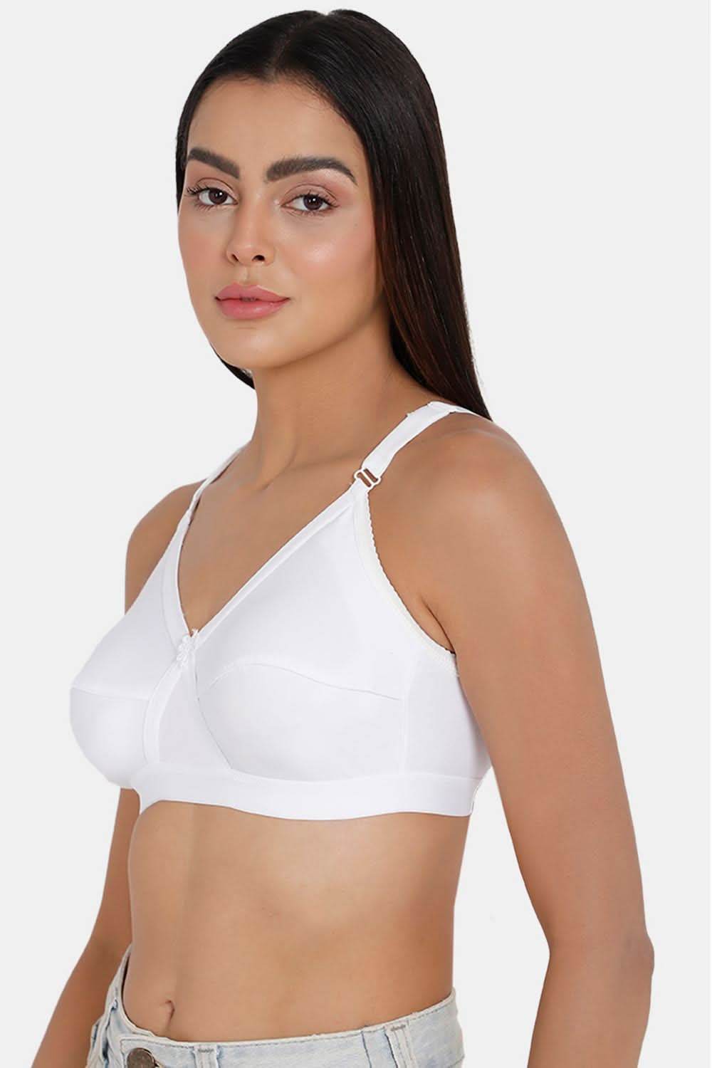 Full Coverage Non-Wired Non-Padded Intimacy Kriss-Kross Everyday Bra - Prime Shades - Naidu Hall Family Store