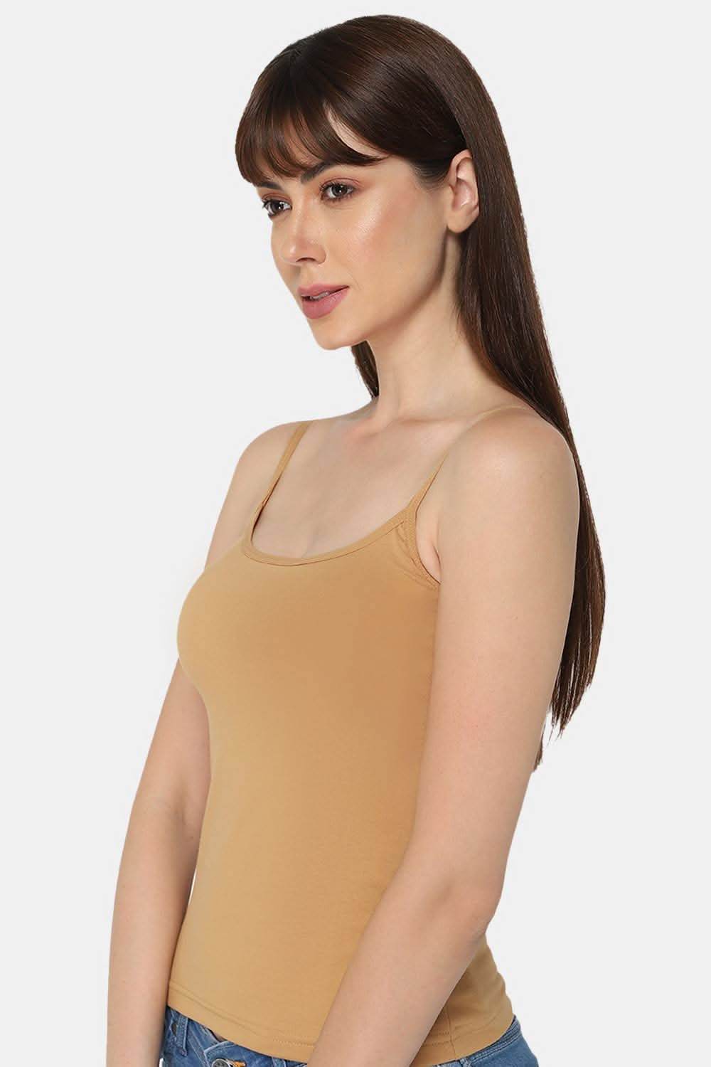 Intimacy Stretch Cotton Slip Camisole – CL01 | Non-Padded & Skin-Friendly - Naidu Hall Family Store
