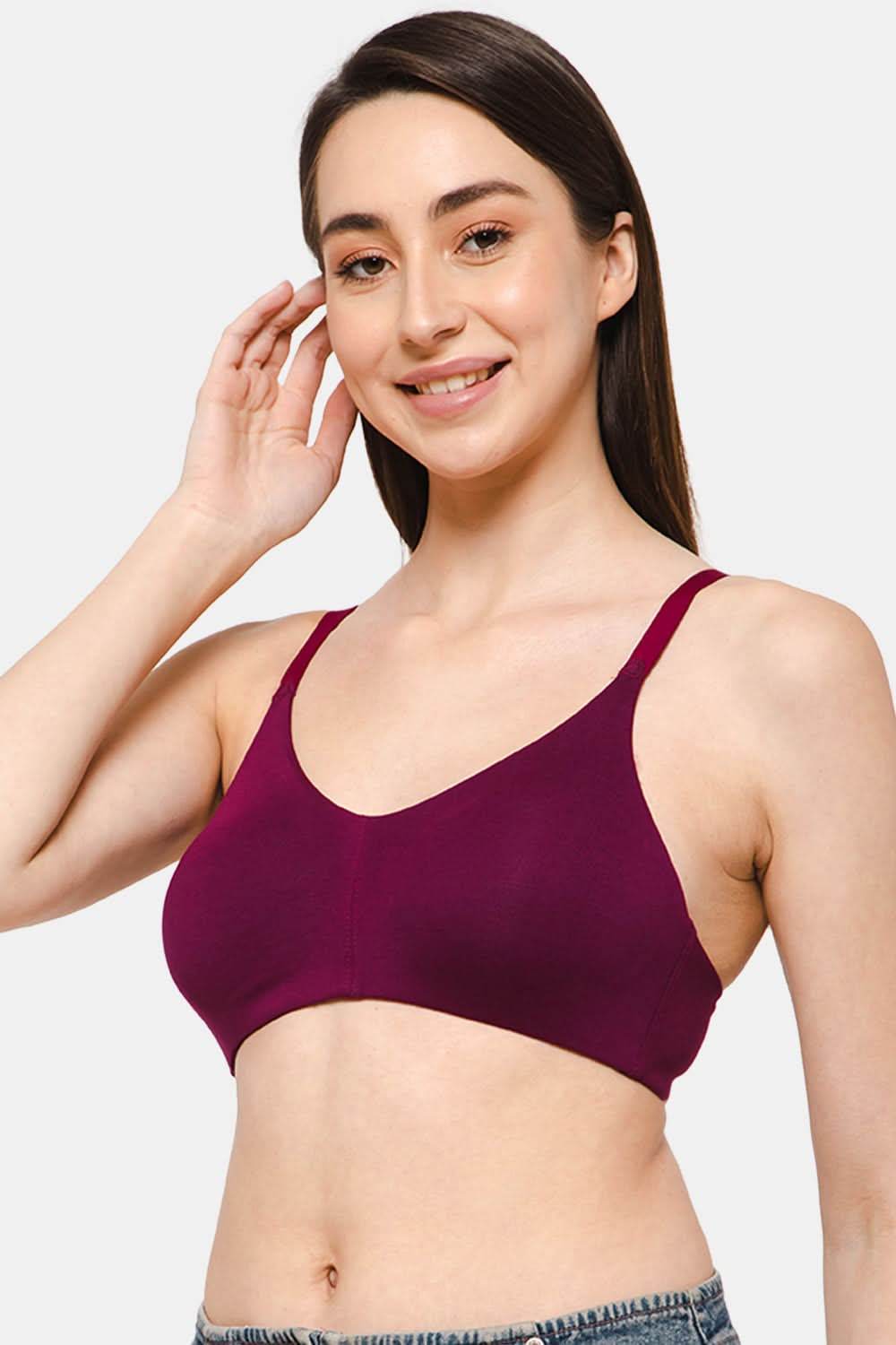 High Coverage Non-Wired Non-Padded Intimacy T-Shirt Bra - DEF S - Naidu Hall Family Store