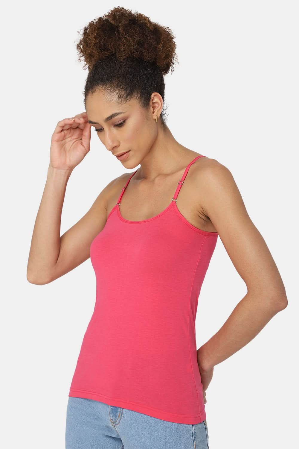 Intimacy Full Coverage Cotton Slip Camisole – IN08 | Non-Padded & Wire-Free Comfort Design - Naidu Hall Family Store