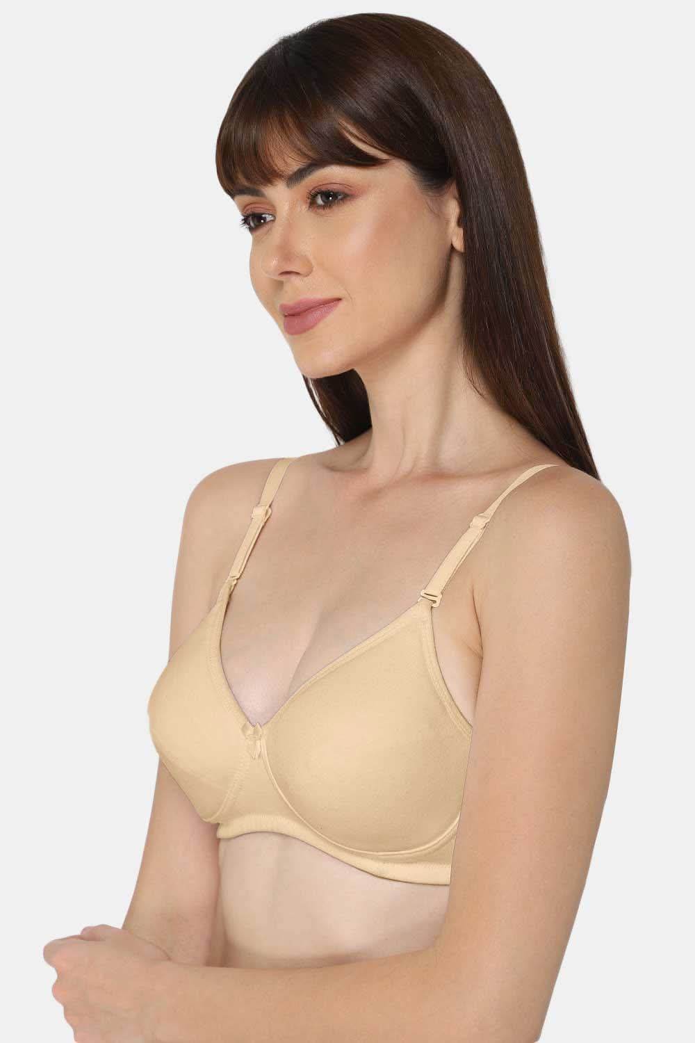 Medium Coverage Intimacy Non-Wired Padded T-Shirt Bra with Inner Seam – EC06 - Naidu Hall Family Store