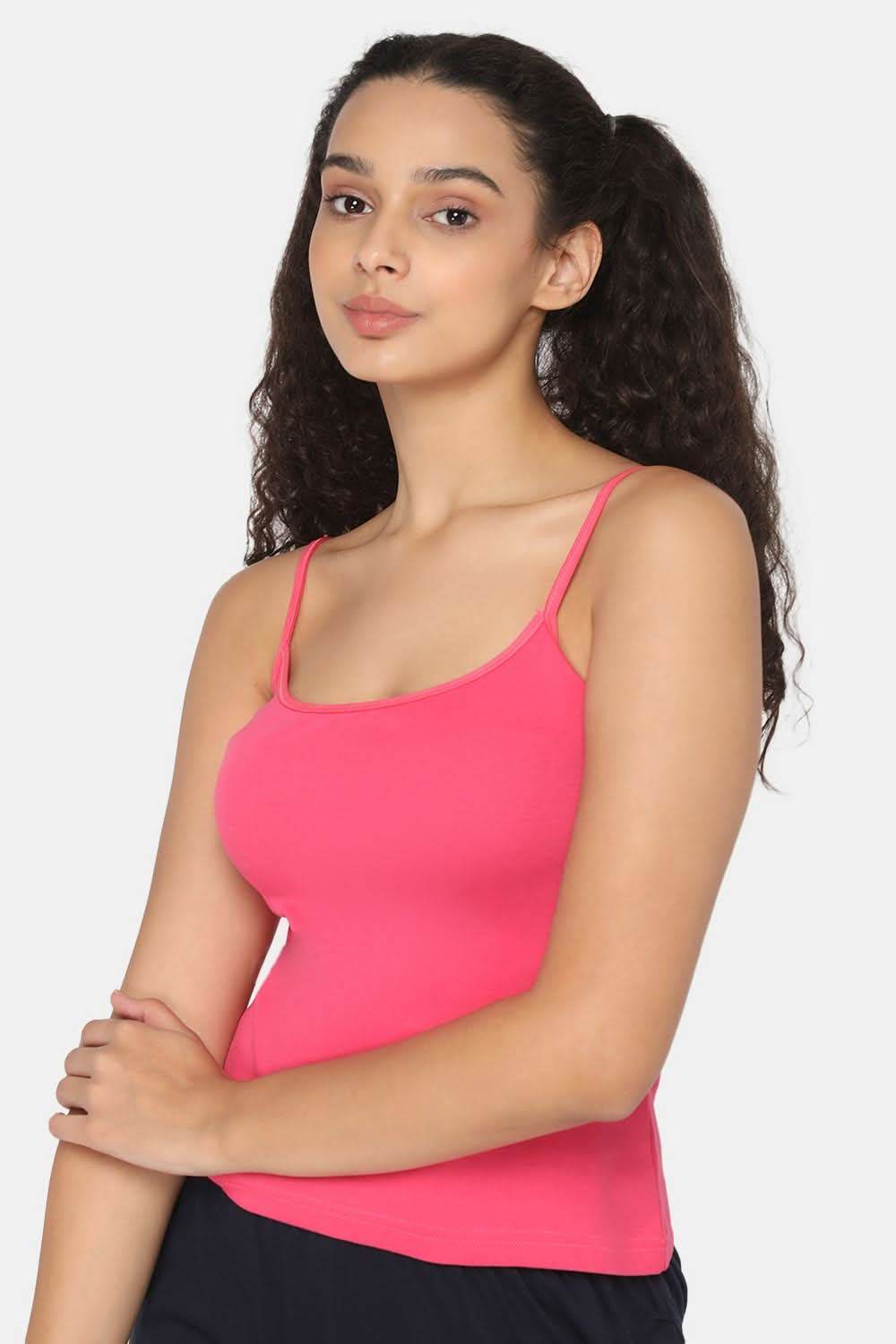 Intimacy Full Coverage Non-Padded Cotton Slip Camisole – IN02 | Wire-Free & Moisture-Wicking Design - Naidu Hall Family Store