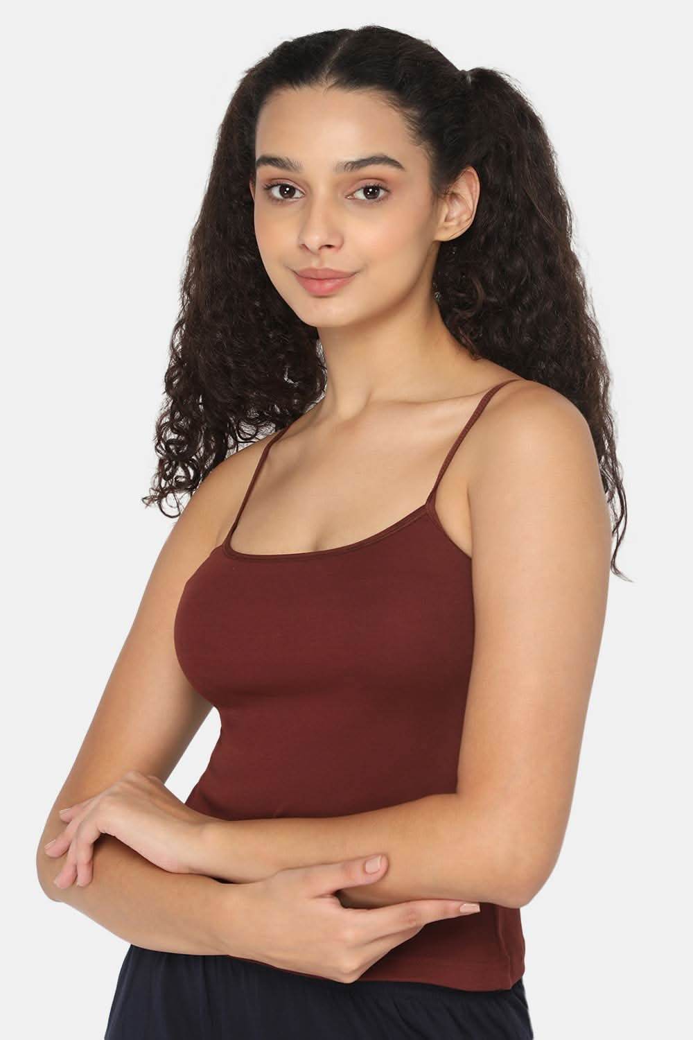 Intimacy Full Coverage Non-Padded Cotton Slip Camisole – IN02 | Wire-Free & Moisture-Wicking Design - Naidu Hall Family Store